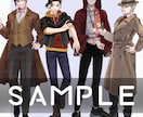説得力のある映え立ち絵描きます 表情差分付き！オリジムリも承ります！手を描くの大好き！ イメージ3