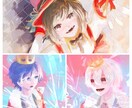 SNSアイコン用動画用まで！イラスト描きます 鮮やかな色遣いからモノトーンまで、目を惹くイラスト描けます！ イメージ8