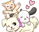 あなたのペットをゆるっとかわいいイラストにします ペットや動物のイラストが欲しい方に！アイコンやプレゼントにも イメージ1