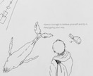 シンプルなオリジナルのアイコン、イラストを描きます 線画またはモノクロであなた用のイラストを描きます！ イメージ2