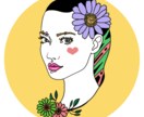 目を惹く！カラフルお洒落【SNSアイコン】描きます カラフルな配色で目を惹くお洒落なSNSアイコンです。 イメージ5