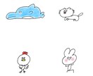 最短即日！SNS用等のアイコン作成いたします ゆるシュールな絵柄でアイコン作成いたします！ イメージ5