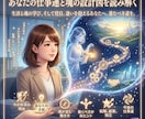 仕事運と魂を読み解き、本来の働き方をお伝えします 仕事の停滞理由、本来進むべき道をスピリチュアルに読み解く イメージ1