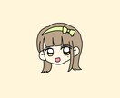 SNS用アイコン用の似顔絵・キャラ絵を描きます シンプルで目につきやすいポップな絵を描かせていただきます♪ イメージ1
