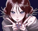 最短2日！エモかわいい女の子イラスト描きます 背景無料、商用、二次利用可！様々な場面でお使いください イメージ1