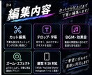 TikTok.YouTube動画編集します SNS用のショート動画を見やすくテンポよく編集します イメージ3