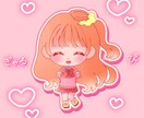 少女漫画風/ゆるふわアイコン描きます オリジナルを詰め込んだ可愛いアイコン描きます イメージ3