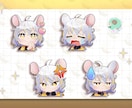 商用利用可！SD、ミニキャライラスト描きます 無料表情差分あり！グッズ・アイコン・サムネイルなど イメージ10