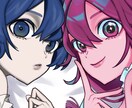 アイコン/ヘッダー/歌ってみた 描きます ポップorダークな色味でイラストを描きます！最短3日納品！ イメージ1