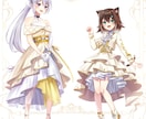 バストアップから全身イラストまで制作します 男女共に得意としています！動画やサムネなどに是非！ イメージ5
