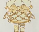 可愛いお洋服のデザインを描きます 貴方のオリジナルキャラクターに似合うロリータ衣装デザイン イメージ3