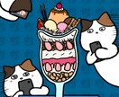 イラスト、アイコン描きます mirankurim で投稿している猫「ハラ」を描きます イメージ3