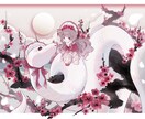 背景付きキャラクターイラスト描きます 丁寧なヒヤリングでご希望にそったイラストを制作します！ イメージ5