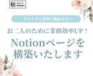 新郎新婦様に集中できるNotionページを作ります 業務の効率化に悩むブライダル業界の方におすすめ！ イメージ1