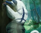 生物(架空/実在どちらでも可)のイラストを描きます お好きなシチュエーションのイラストを作成します。 イメージ2