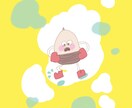 物に命を宿してゆるくて癖のあるイラスト描きます SNSアイコンやオリキャラ、大切なペットとの思い出に*´`* イメージ1