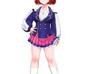 美少女キャラ（デザインある前提）で立ち絵制作します デザイン資料がある女の子キャラ限定で立ち絵にします！ イメージ2