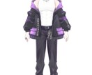 Live2Dであなたのキャラの魅力を引き出します パーツ分け＆モデリングセット！ イメージ2