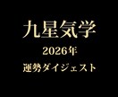 2026年の運気ダイジェストをPDFでお届けします 質問不要｜九星気学で読むあなたの2026年運勢（PDF納品） イメージ1