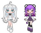 ワンコイン1体ミニキャラ立ち絵描きます 2体セットで1000円！自分用にもお友達にプレゼントにも！ イメージ2