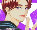 SNSのアイコンなど描きます 手描きだからこそ伝わる温もり。推しキャラを一枚のイラストに。 イメージ6