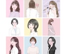 大人女性向け優しい水彩風アイコンお安く作成します 商用無料！ビジネス／副業／アイコン／挿絵／名刺／プレゼント イメージ3