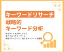 戦略的にキーワードを分析の提案します ビジネスチャンスとなるキーワードを見つけます イメージ1