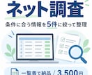 条件に合う情報を5件に絞ってまとめます 検索結果が多すぎて困る方へ。条件に合う情報だけ整理します イメージ1