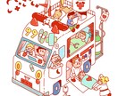 ひとくち版　ポップで愉快なイラスト描きます ☆にぎやかポップな「観る」おもちゃ箱 イメージ4