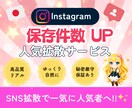 Instagramの保存数を4000UPいたします ⭐️ゆっくり増加OK⭐️リアル日本人保存⭐️少量注文OK⭐️ イメージ1