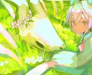 背景有！色鮮やかで不思議な世界観の一枚絵を描きます 洗練された色彩・独自性のある絵柄と世界観の一枚絵を制作します イメージ3