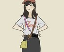 商用利用OK！人物のイラストを描きます シンプルかわいい全身イラスト。挿絵やプレゼントに！ イメージ1