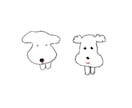 わんちゃんをチャーミングに描きます 細やかなヒアリングで、その子らしくチャーミングに描きます. イメージ1