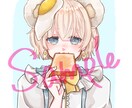 格安/人物キャラのSNSアイコン描きます 無料お急ぎ便あり。似顔絵も描けます イメージ3