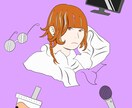 アイコンイラストや似顔絵イラスト描きます 人物以外の動物や物でも大丈夫です。背景の指定など承ります。 イメージ1