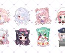 2頭身の可愛いデフォルメを描きます もちもちちゅるキラで可愛いを求めてる方に イメージ2