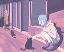 優しい色合いのループアニメーションを制作します MVや配信画面などに合うループアニメーションです！ イメージ2