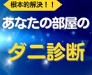 部屋の写真でダニ診断＆効果的な改善提案をします ダニ問題の本質を見抜き、最適な解決策をアドバイス！ イメージ1