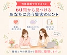 起業初心者の集客方法を性格診断から一緒に整理します 性格に合わせて今の状況から起業の最初の一歩まで一緒に決定♪ イメージ6
