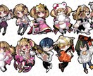 ミニキャラいっぱい描きます 使い回しのきく、たくさんのミニキャラ達、いかがですか？ イメージ2