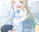 アイコン、立ち絵、ミニキャラなどイラスト制作します 可愛くてふわふわしたキャラや動物が好きな方へ イメージ5
