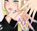 かっこいい女性、男性のイラスト描きます 個性的なイラスト、色使いが得意です イメージ6