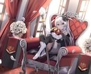 鮮やかで存在感のある一枚絵や立ち絵を描きます 一枚絵、立ち絵の制作を承ります！ イメージ5