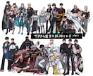 TRPGの立ち絵・キャラデザ作成します アウトローな男とかなら得意ｶﾓ。 イメージ1