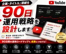 YouTubeの90日運用戦略を設計します 企画・タイトル・導線を90日ロードマップに整理 イメージ1