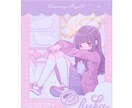 儚くてかわいい少女のイラストお描きします 淡くてあまい世界観を表現◎ゆめかわいい雰囲気に イメージ3