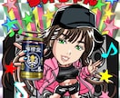 商業利用可！ビックリマンシール風イラスト承ります シール実物も作成可能！広告・SNS・プレゼント等で必要な方へ イメージ8