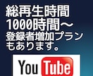 YouTube総再生時間1000時間～拡散します 収益化実績多数！再生時間選べます。チャンネル登録者プランあり イメージ1
