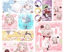 アイコンリングやヘッダー、サムネなどを制作します 最短即日納品◎ 1000円〜にて制作！ イメージ1