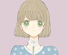 女の子・キャラクター等、可愛いアイコン制作します 二次利用◎ツイッター、LINE等のアイコンをお求めの方へ♪ イメージ6